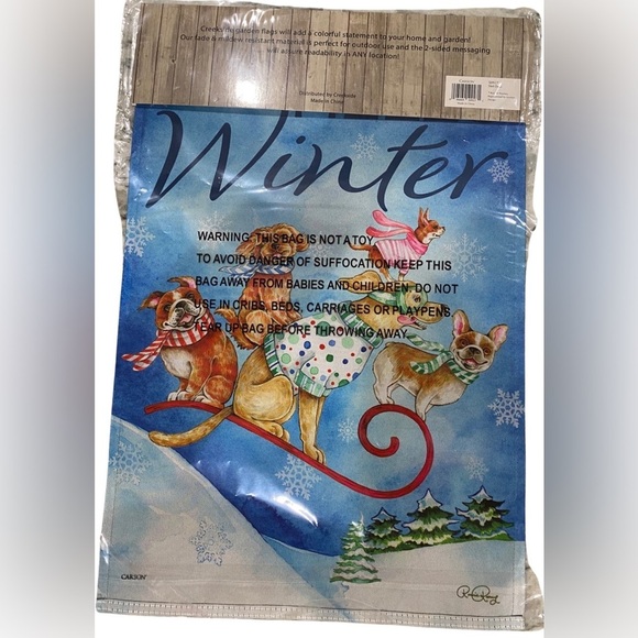 Creekside Garden Flag “Sled Dogs” - Picture 3 of 3